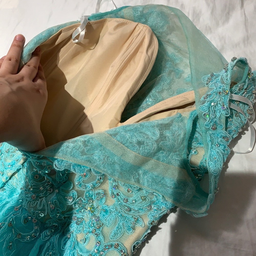 Camille la vie light blue dress. - Picture 8 of 8